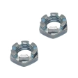 Гайка корончатая (прорезная) низкая М20 DIN 937-2 к.п.8 оцинкованная, 100 шт.