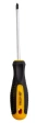 Отвертка Ultima PH1x75 мм, CrV, двухкомпонентная рукоятка anti slip