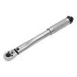 Ключ динамометрический хромированная 5-24Нм 1/4" CrV Stels