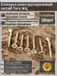 Саморез по дереву потайной Torx 4х30 ЖЦ, 50 шт.