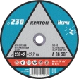 Круг отрезной нержавеющий 230х2,0х22,2 мм A36SBF Кратон