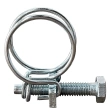 Хомут проволочный 26 мм (22-26) steel wire clamp, оцинкованный