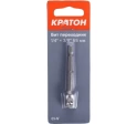 Переходник для бит 65 мм 1/4"х3/8" Кратон