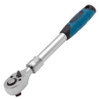 Ключ трещоточный телескопический 3/8" хромированный CrV 215-315мм Gross