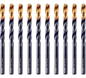 Сверло по металлу HSS Tin Golden Tip 6мм Denzel