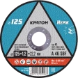 Круг отрезной нержавеющий 125х1,2х22,2 мм A46SBF Кратон