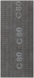 Сетки шлифовальные, нейлоновая основа, 120 х 280 мм, 10 шт. Р 80
