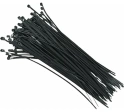 Хомуты нейлоновые черные 4х300 мм 100 шт.VERTEXTOOLS