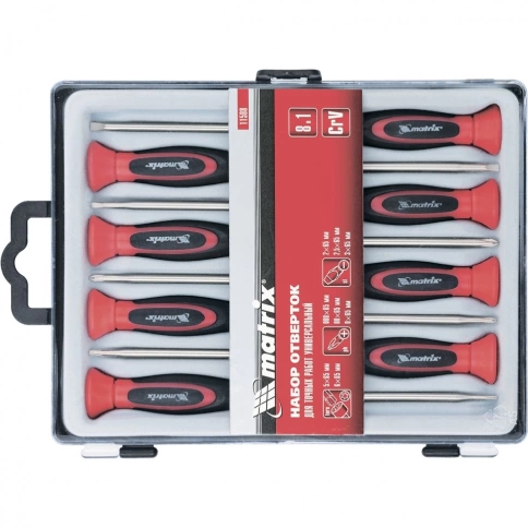Набор отверток для точных работ с мобильными телефонами 8шт. Crv Matrix фото 1