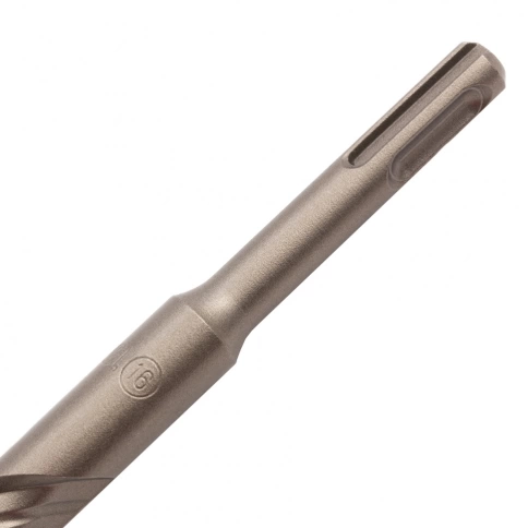 Бур по бетону Cobalt W-tip, двойная спираль, SDS-Plus, 16х210 мм Denzel  фото 3