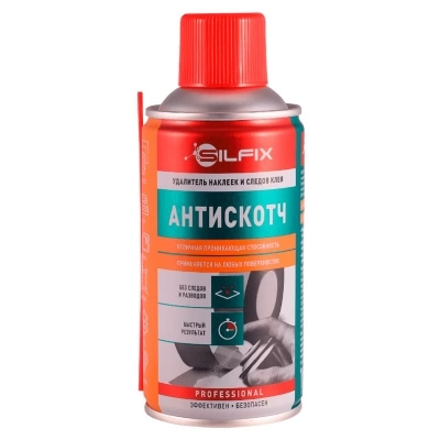 Антискотч-удалитель наклеек и следов клея 400 мл аэрозоль SILFIX фото 1