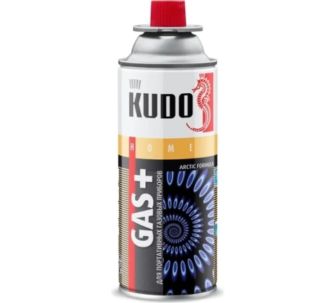Газ для портативных газовых приборов KUDO аэрозоль 520 мл фото 1