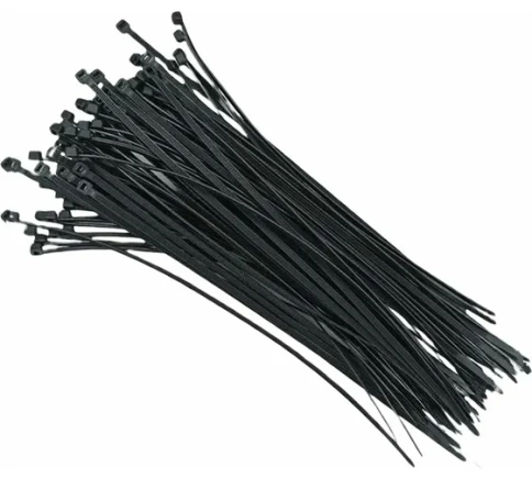 Хомуты нейлоновые черные 4х200 мм 100 шт.VERTEXTOOLS фото 1