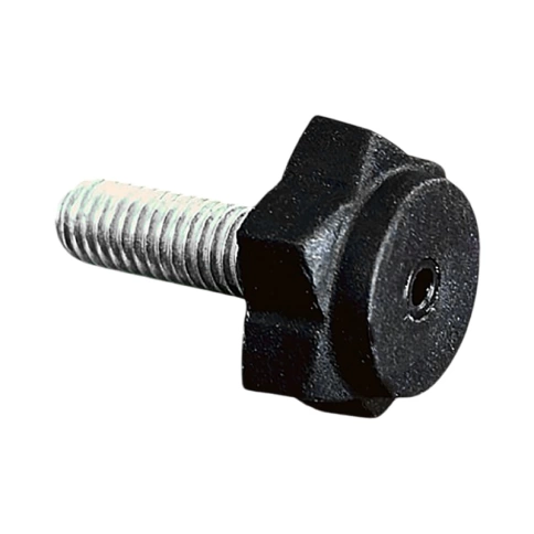 Ножка опора D19 М6х15 мм регулируемая мебельная под шестигранник фото 1