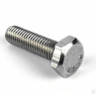 Болт нержавеющий 8х20 мм DIN933 (200 Шт) в контейнере фото 1