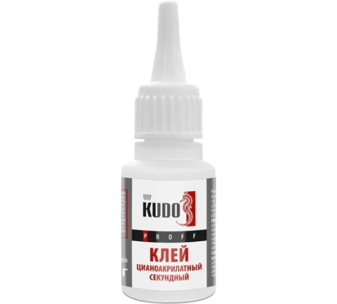 Клей цианоакрилатный KUDO PROFF 20г фото 1