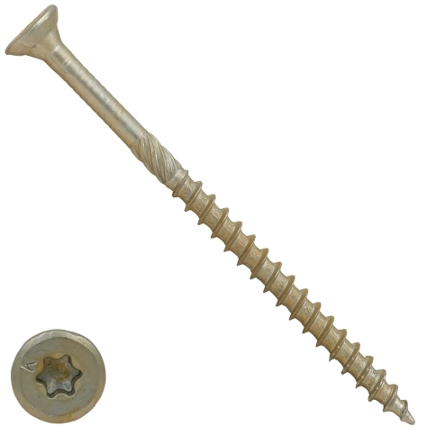 Саморез конструкционный потай Torx 6,0х70 ЖЦ фото 1