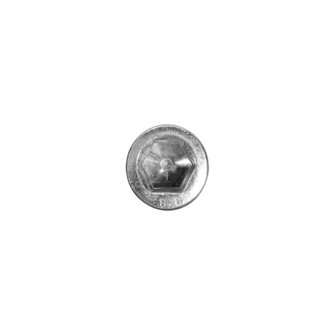 Винт с внутренним шестигранником 10х70 мм класс прочности 8.8 DIN 912 полная резьба, оцинкованный фото 2
